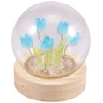 thumbnail image 3 of CNKOO DIY Tulip Night Light Romantic Tulip Ambient Light Handmade Tulip Flower Table Lamp Battery Operated Bedside Sleep Light Simulation Flower Light for Home Desk Decoration Friends Gif, 3 of 11