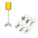 thumbnail image 4 of Round Chain Cup Charm Wine Glass Charms Multi Colored Zinc Alloy For Party Organizers And Guests 12Pcs, 4 of 5