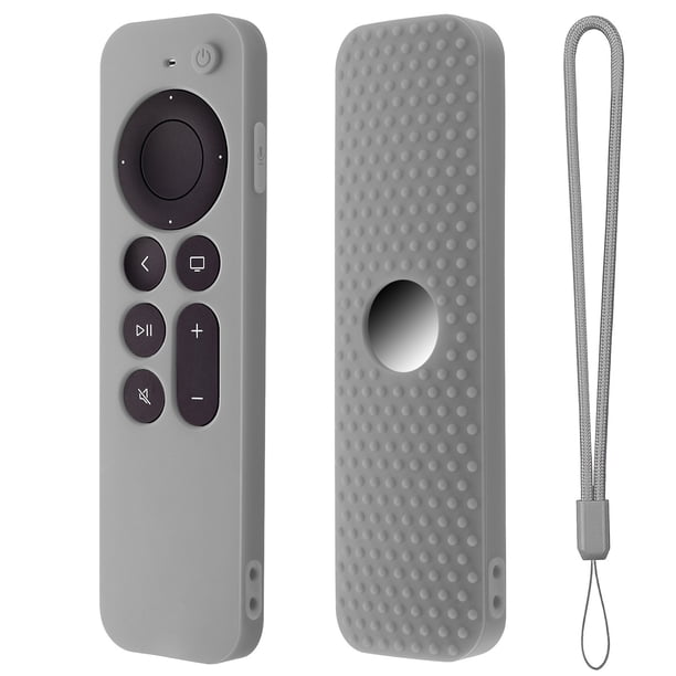 Para Apple TV 4K 6th Stick Remote Funda protectora de silicona con correa