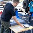 thumbnail image 4 of Camco 2 Pack Large Durable Aluminum Fold Away Design Multi Use Outdoor Sidetable, 4 of 12