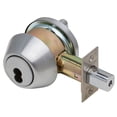 thumbnail image 2 of Dexter DB2000-DCT-626-SFIC Grade 2 Double Cylinder Deadbolt 2-3/8 or 2-3/4 Adjustable Backset SFIC Prep Less Core Satin Chrome Finish Non-Handed, 2 of 2