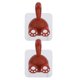thumbnail image 4 of Gancho de cola de animal Bling Bling con ventosa para azulejos de cerámica de vidrio mate Metal de mármol rojo 2 uds, 4 of 12