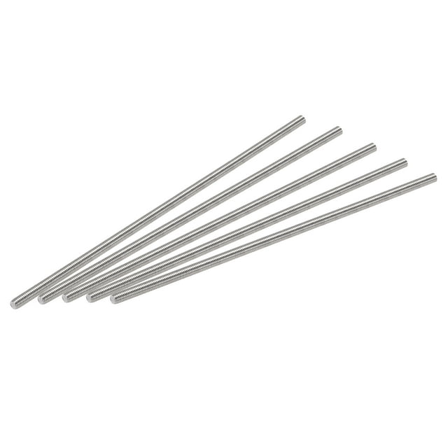 Unique Bargains M3 x 100mm Fully Threaded Rod 304 Stainless Steel Right Hand Threads 15 Pack