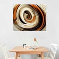 thumbnail image 2 of PRATYUS Abstract Orange White Line Canvas Wall Art Picture 20x16in for Living Room Bedroom 20x16in, 2 of 3