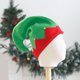 thumbnail image 3 of Gorro de elfo navideño Gorro estilo elfo navideño Gorro rojo y verde Tocado de franela con forma de campana para fiesta navideña, 3 of 6