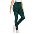 thumbnail image 4 of Woman Within Plus Size Tall Stretch-Cotton Knit Pull-On Printed Pocket Leggings, 4 of 4