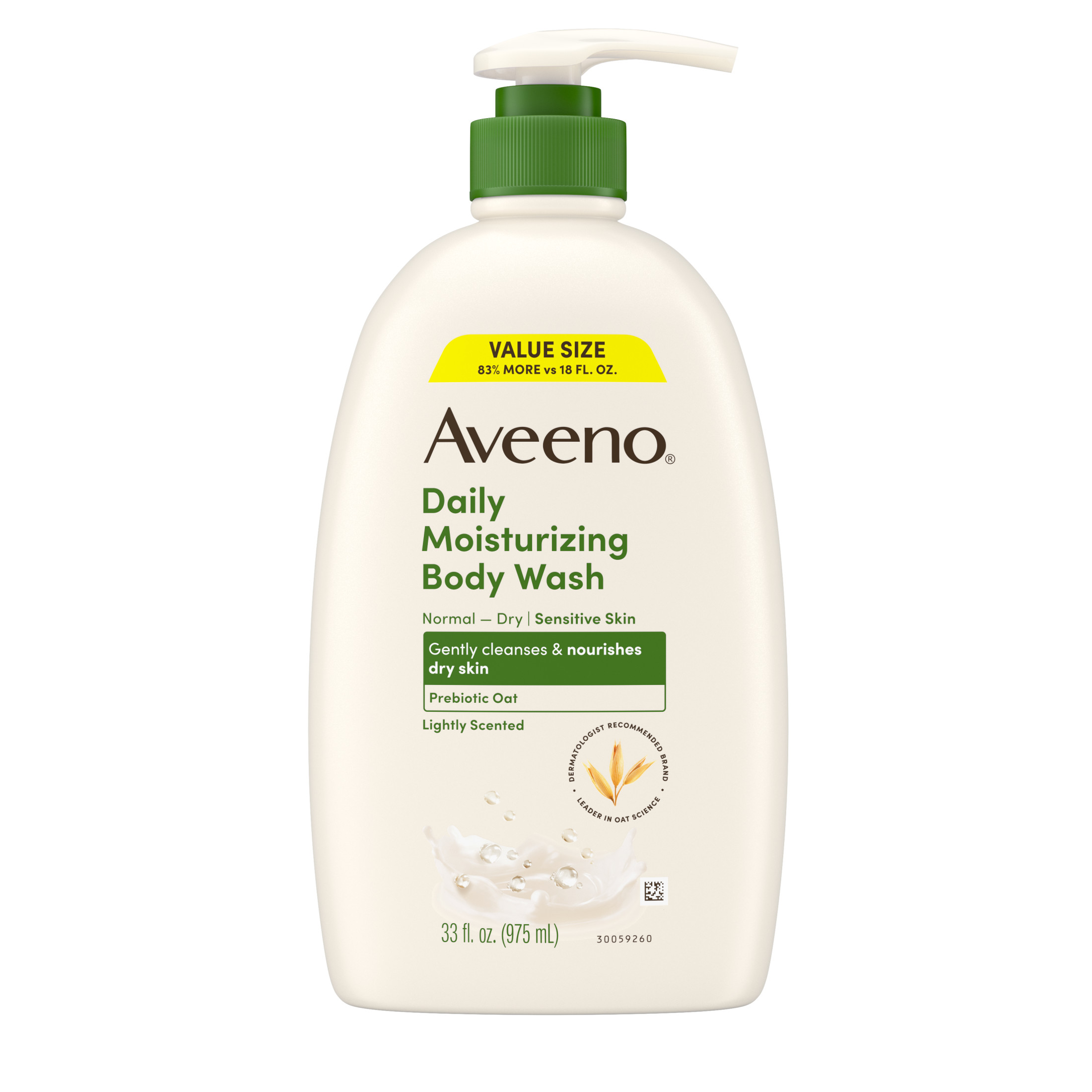 Aveeno Daily Moisturizing Body Wash, 33 Fl oz photo 1