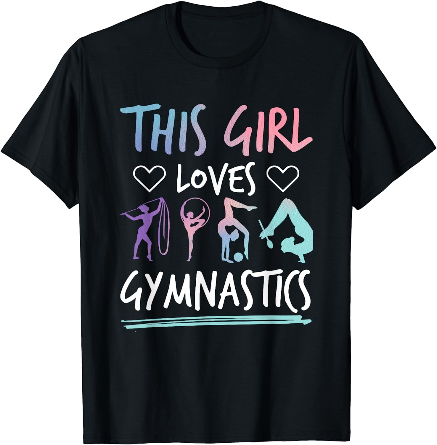 Gymnastics This girl loves Gymnastics TShirt — free download