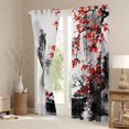 thumbnail image 3 of Castle Fairy Sakura Blackout Curtains Set of 2 (52x84 Each),Scenery Window Curtains, 3 of 6