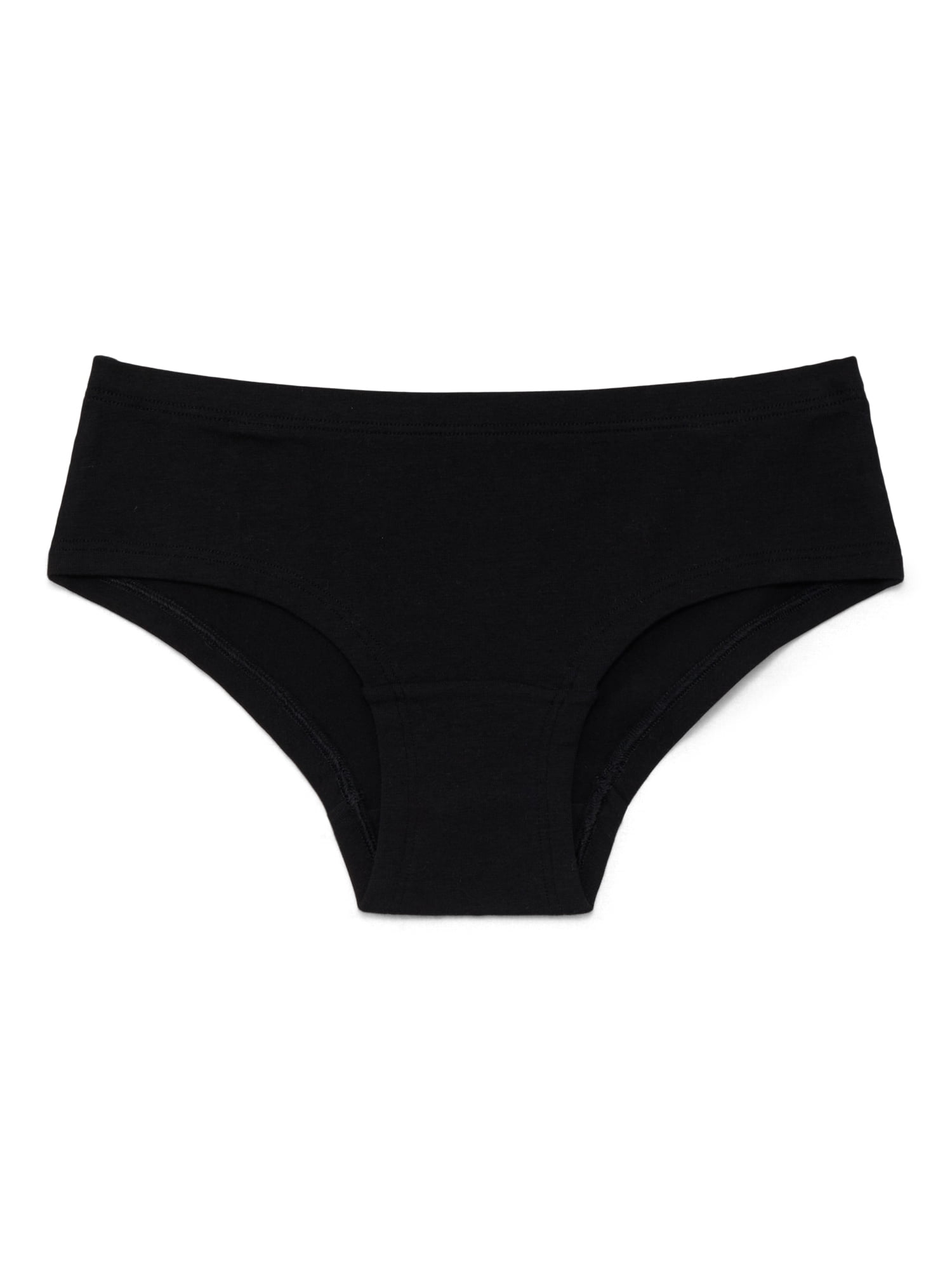 Wonder Nation Girls Cotton-Blend Scoop Bralette and Brief Panties Bundle, 5-Pack, Sizes XS-2XL