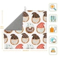 thumbnail image 3 of XMXT Microfiber Drying Mat for Kitchen Counter, Christmas Donut Elf Absorbent Dish Drying Mats for Sink Dishes Rack Pad, 16 x 18 inches, 3 of 9