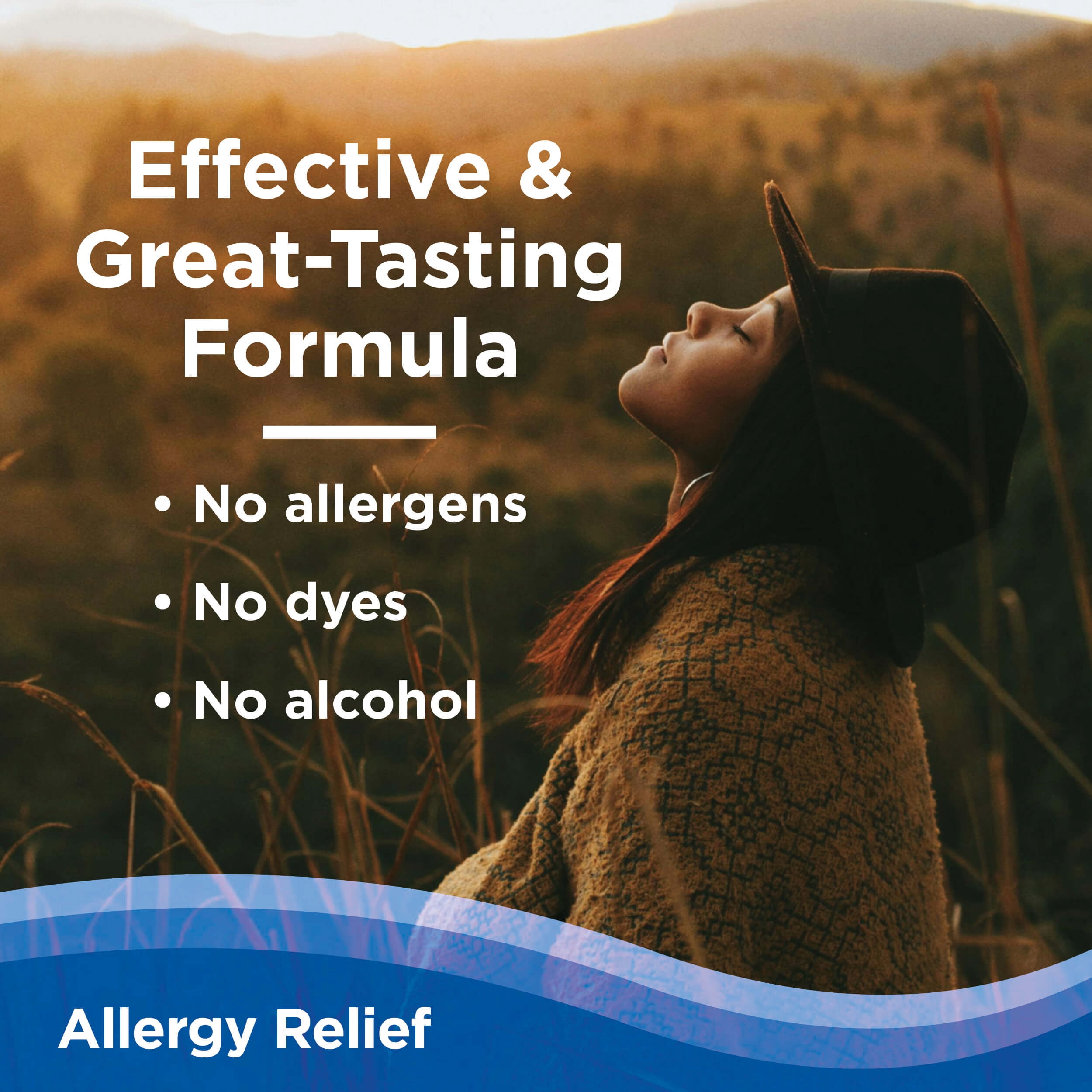 CalmCo Allergy Relief, Diphenhydramine 25mg, Mixed Berry Flavor, 18 vials.