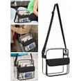 thumbnail image 3 of PULLIMORE 2 Packs Clear Crossbody Purse Bag Waterproof Clear Crossbody Bag Transparent Crossbody Purse for Concerts Festivals Sports Events, 3 of 9