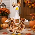 thumbnail image 2 of Aurorax Fall Porch Goose Outfits 23" Holiday,Goose Clothes for Cement Goose Porch Goose 17/19 inch,Thanksgiving Lady Brown 23" Porch Goose Clothing Accessories for Outdoor Lawn Yard, 2 of 9