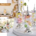 thumbnail image 5 of Efavormart 6 Pack - 7" Silver Candy Jar Container Favors With Lids for Wedding, Bridal Shower, Baby shower, Birthday, Candy Jars Decorations, 5 of 5