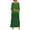 Green, variant on Ruyang Women's Summer Dresses Cotton Ruffle Tiered Half Sleeves Baggy Flowy Casual Maxi Dress Artistic Loose Dress Business Casual Dress