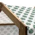 thumbnail image 4 of Aloha Pet House, Exotic Evergreen Forest Pattern Monstera Leaves Jungle Foliage Brazil Nature, Outdoor & Indoor Portable Dog Kennel with Pillow and Cover, 5 Sizes, Green and White, by Ambesonne, 4 of 4