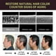 thumbnail image 2 of Champú para teñir el cabello, champú para teñir el cabello 3 en 1 para cabello gris, champú para teñir el cabello negro a base de hierbas para hombres que cubren las canas (negro), 2 of 5