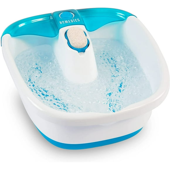 Spa para Pies Bubble Mate HoMedics con Control Táctil y Piedra Pómez Extraíble Azul FB-55H