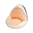 thumbnail image 3 of Almohadillas para silla de almohada de felpa Macarena Tiburón azul Cojín del asiento, 3 of 8