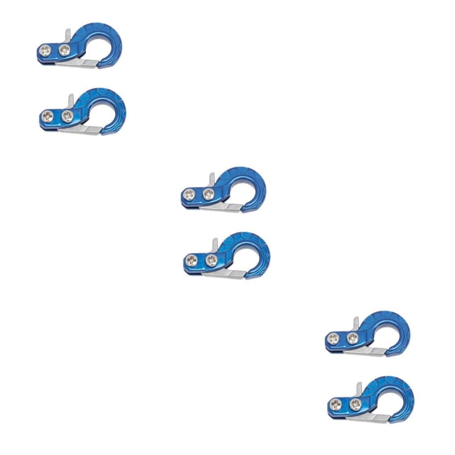 Vogacara Gancho de remolque de 2 piezas, cadena de cuerda multicolor, cabrestante de firmeza, accesorios mejorados, enganche de caída, Type1 NO1