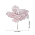 thumbnail image 3 of Generic Artificial Magnolia Flowers for Christmas Tree Decorations, Glitter Velvet Fabric with Flexible Stems,Festive Holiday Ornaments for Wreaths and Wedding Tables, 3 of 6