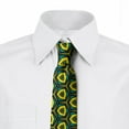thumbnail image 3 of Necktie, Vintage Hexagons, 3.7", Green Yellow Green, by Ambesonne, 3 of 4