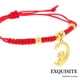 thumbnail image 4 of Pulsera ajustable de hilo rojo hecha a mano con animales del zodíaco chino, pulsera de serpiente de la suerte, amuleto de cumpleaños de Año Nuevo para mujeres y niñas, 4 of 7