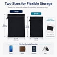 thumbnail image 2 of KYJiuLiu 2-Pack Sew-in Side Pocket with Zipper for Coats, Jackets & Sweatshirts, Hidden Travel Security Wallet Pocket (Black), 2 of 7
