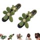 thumbnail image 1 of Pinzas rectas con diseño de pico de pato y flores retro, horquilla y pinza recta con diseño de pico de pato y flores retro, pinzas para el pelo elegantes con forma de flor plana y fuerte sujeción (ver, 1 of 8