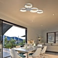 thumbnail image 3 of VONN Capella 43" Aluminum ETL Certified Integrated LED Ceiling Fixture in Silver, 3 of 10
