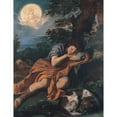thumbnail image 3 of Pier Francesco Mola 15x18 Black Modern Framed Museum Art Print Titled - Diane and Endymion (1660), 3 of 5
