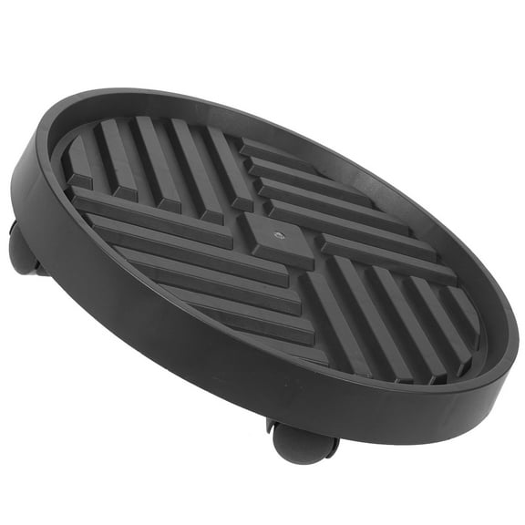 AURARMLET Garden Pot Stand Rolling Flower Pot Holder Plastic Outdoor Plant Thickened Design 1 Set