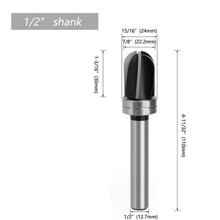 

3 Edge Long Blade Router Bits With Bearing Slotting Woodworking Milling Cutter