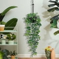thumbnail image 2 of Artificial Hanging Potted Plants, Cascading Fake Vines for Indoor Outdoor Decor, Wall Shelf Bathroom Greenery, Low Maintenance Home Accent, Green Plant *1, 2 of 4