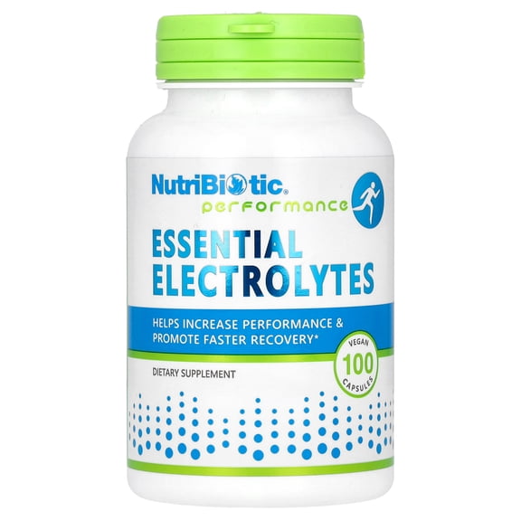 NutriBiotic Essential Electrolytes, 100 Count Capsules