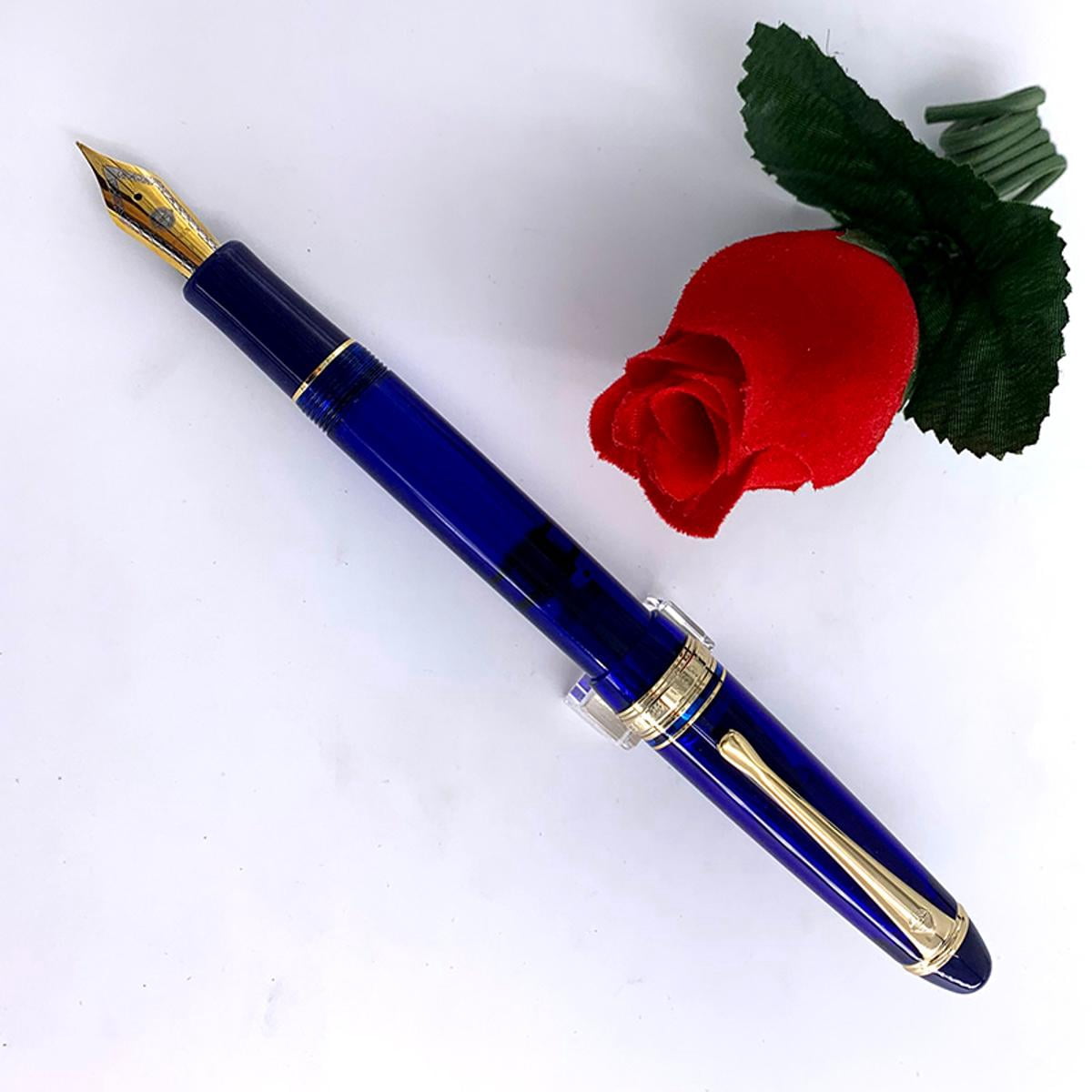 1 x Fountain Pen Golden Clip EF/M Nib Office/Business/Writing/Students/Calligraphy/Collectibles