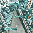 thumbnail image 6 of Homore Vintage Boho Oriental Medallion Area Rug, 10' x 14', Green, 6 of 6