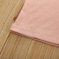 thumbnail image 5 of Baby Summer Clothes Toddler Girls 2pcs Sleeveless French Rib Solid Color Top Pants Suit Clothing Outfits, 5 of 8