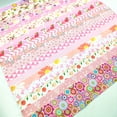 thumbnail image 6 of 80 Pcs Jelly Roll Fabric Strips for Quilting Sewing-2.6 Inch Precut Cotton Floral Fabric Strips Bundles, Perfect Quilting Fabric for Sewing,DIY Sewing Supplies Pink, 6 of 9