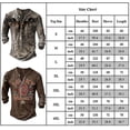 thumbnail image 2 of Camiseta de manga larga estampada para hombre, camiseta informal holgada, camiseta henleyCoffeeL, 2 of 2