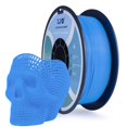 thumbnail image 1 of Filamento PLA Fluorescente ZIRO de 1,75 mm, Luminoso SÓLO con luz UV, Filamento PLA para Impresora 3D con Efecto Brillo, Bobina de 1 KG, Precisión Dimensional +/- 0,03 mm, Azul Fluo, 1 of 1