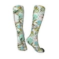 thumbnail image 4 of Bingfone Compression Socks For Women And Men Long Socks For Running Athletic Cycling Nurse-Watercolor Palm Tree, 4 of 9