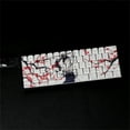 thumbnail image 4 of Plums Blossom Themed PBTs Keycaps Original Profile Dyes Sub Side Print For 61 64 68 ANSI ISOs Mechanical Keyboards, 4 of 20