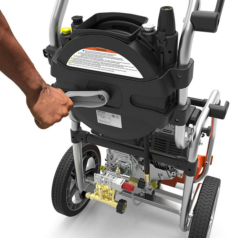 YF3200 Yard Force 3200 PSI 2.5 GPM Gas Pressure Washer with Hose Reel and BONUS Turbo Nozzle