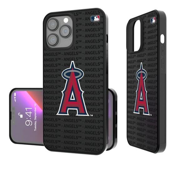 Los Angeles Angels iPhone Text Backdrop Design Bump Case