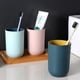 thumbnail image 3 of Taza para cepillos de dientes Yuarrent Organizador de almacenamiento 350ml Gris claro, 3 of 6