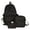 Brown, variant on Bow Backpack 3pcs Set , Backpack with Bows, College Style Large Capacity Nylon Bow Bookbag Set