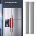 thumbnail image 2 of Cubiertas para manijas de refrigerador Billuyoard Paquete de 2 gris HA063740-02, 2 of 6