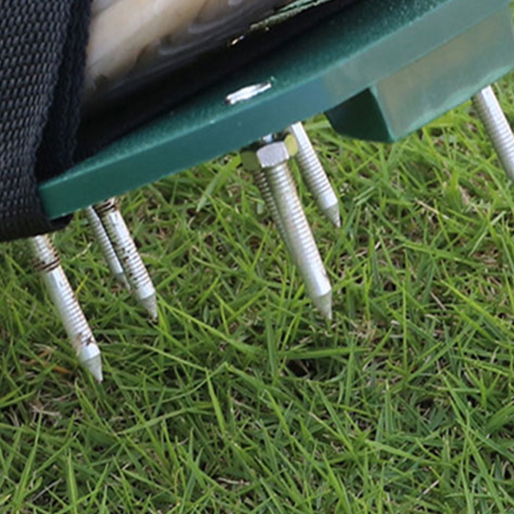 GAXIRE 40Pcs Metal Aerator Shoe Spikes for Garden Lawn Aeration Tools